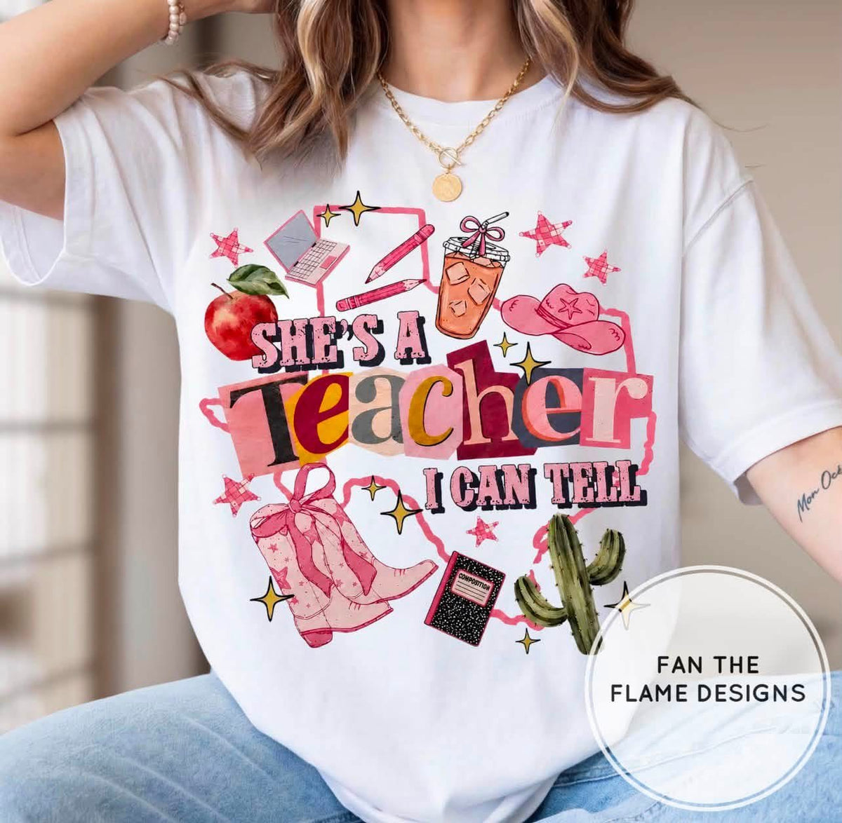She’s a teacher I can tell