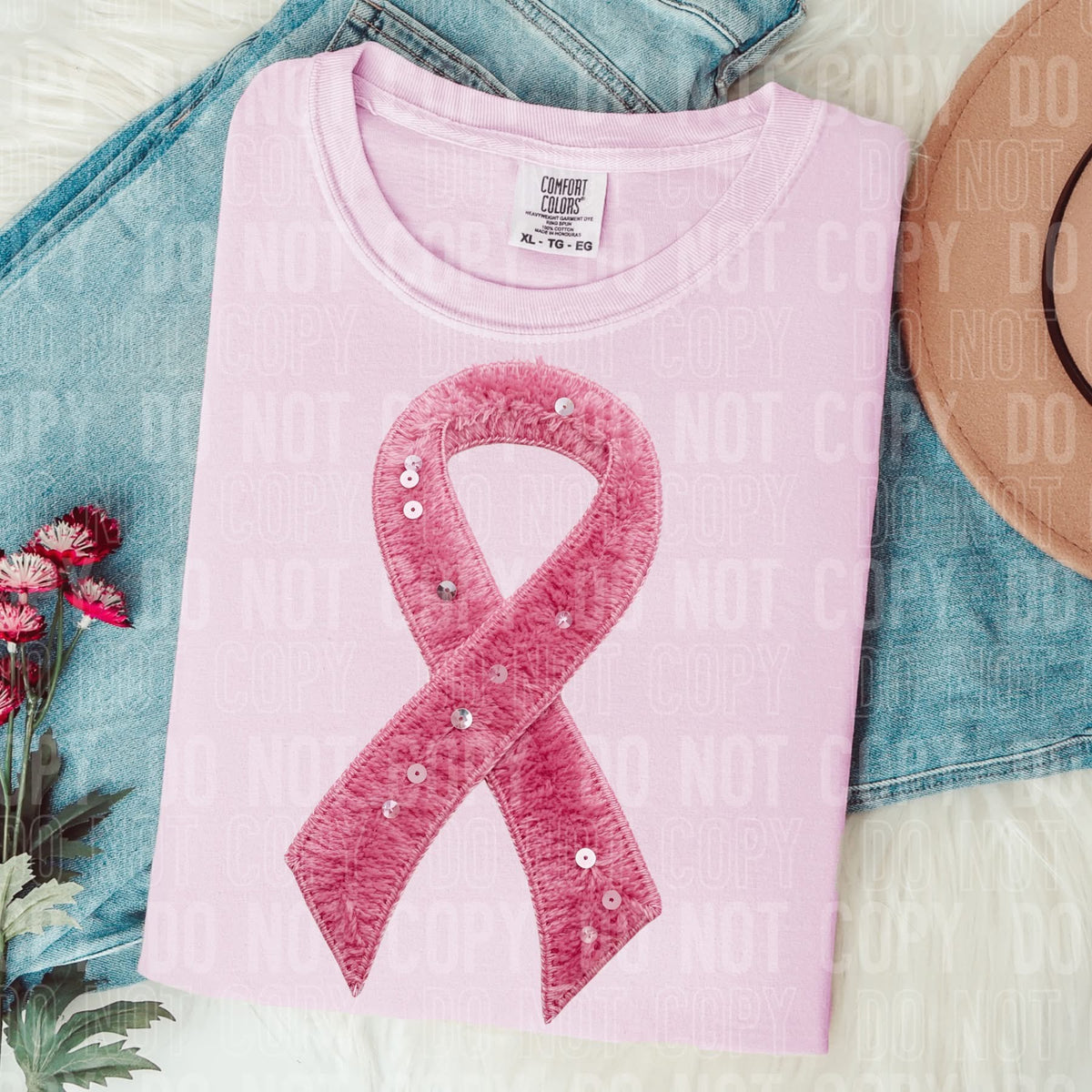 BC Awareness realistic yarn Tee/Sweatshirt
