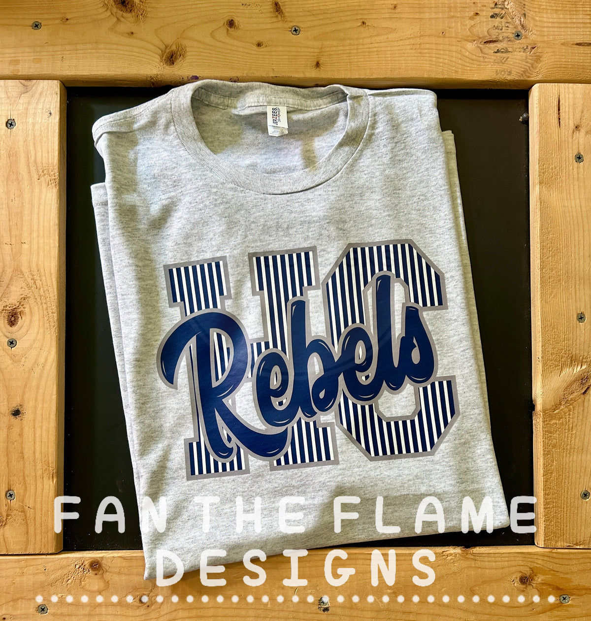 HC Rebels Pinstripe DTF Print