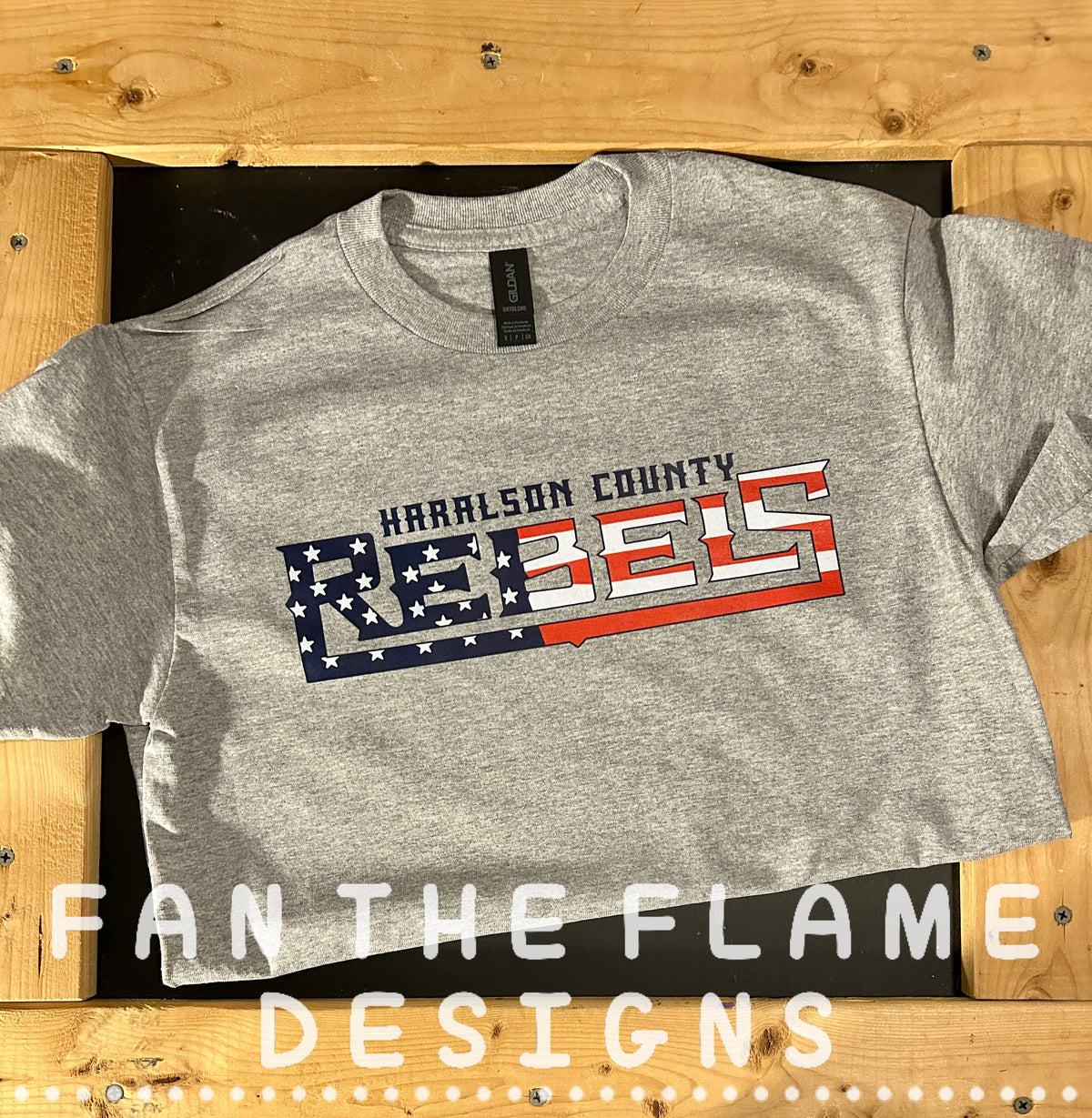 HC Rebels Americana Logo Tee/Sweatshirt