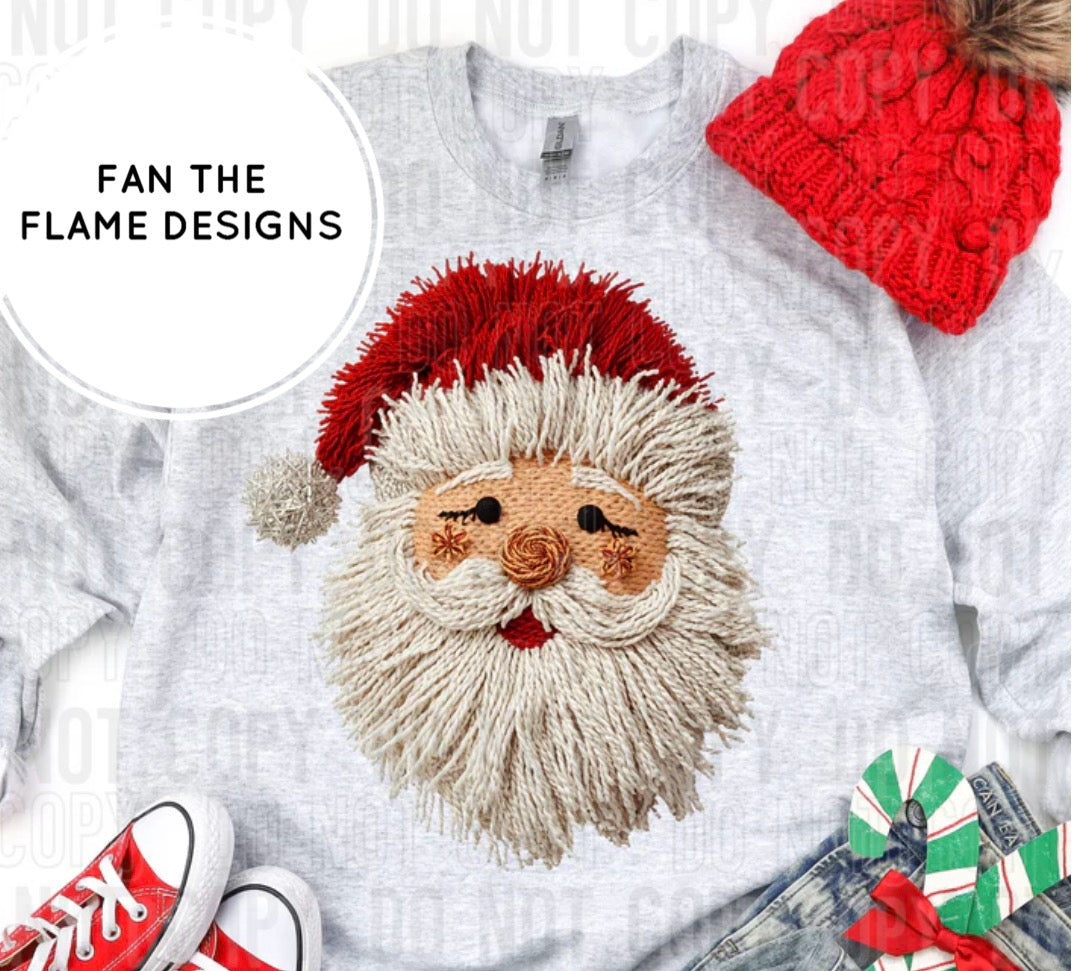 Santa realistic string Tee/Sweatshirt