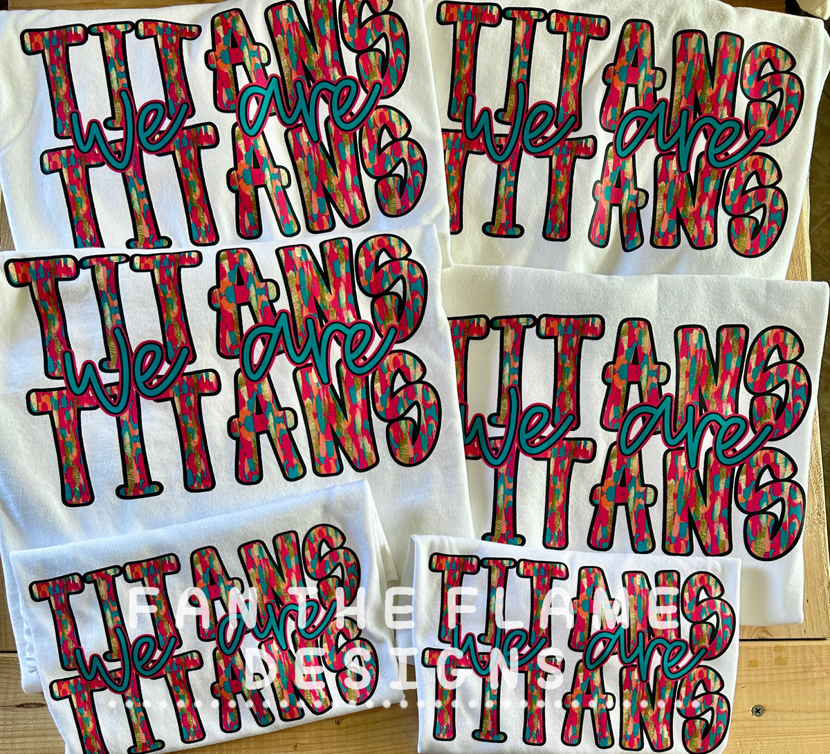 We Are Titans Brushstroke tee/sweatshirt