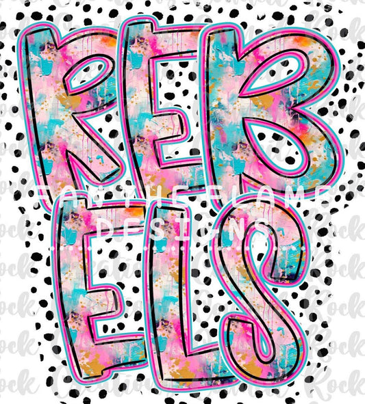 Polka Dot Rebels tee/tank