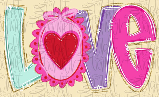 Love doodle Short/Long/Sweatshirt