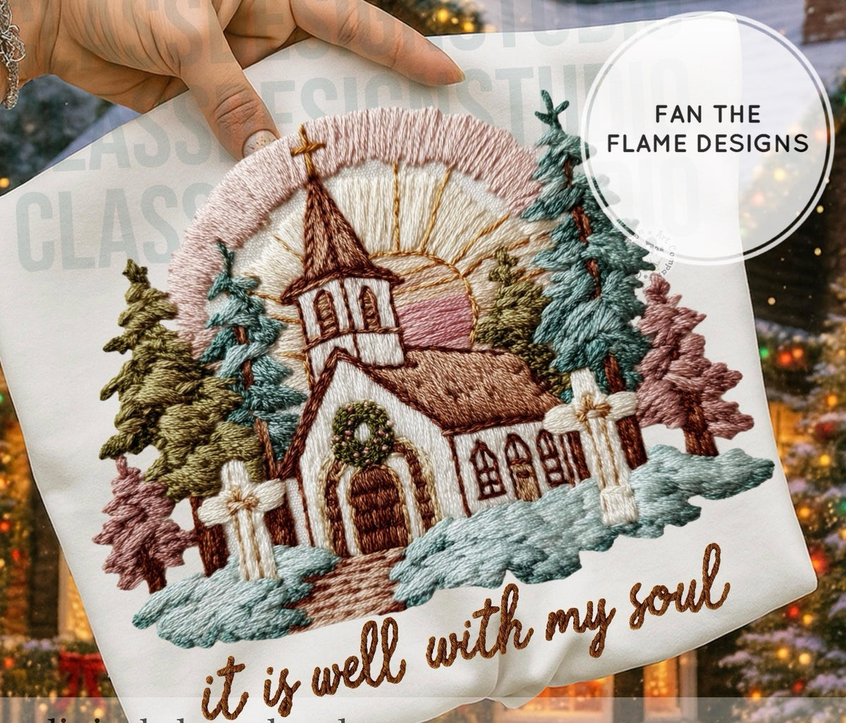 It is well with my soul faux yarn Short/Long/Sweatshirt