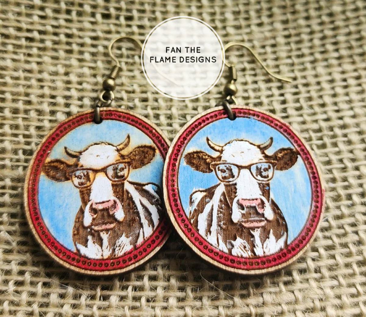 Animals with glasses Earrings