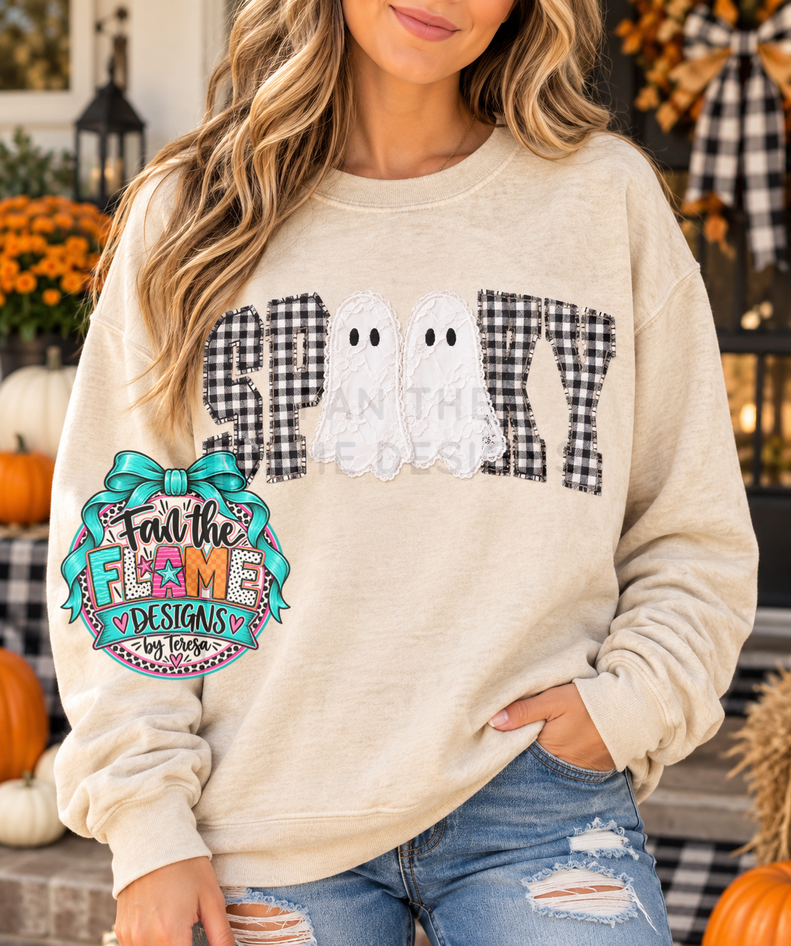 Spooky Faux Appliqué