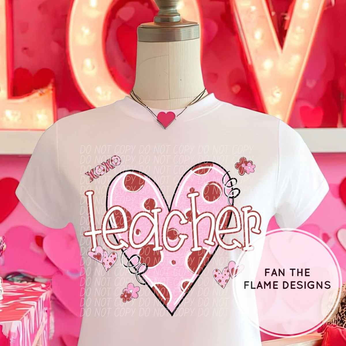 Valentine Heart School Names Short/Long/Sweatshirt