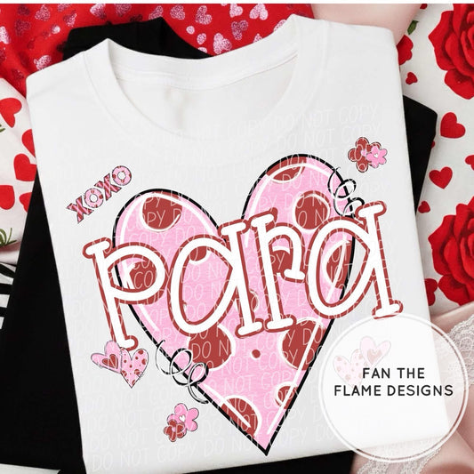 Valentine Heart School Names Short/Long/Sweatshirt