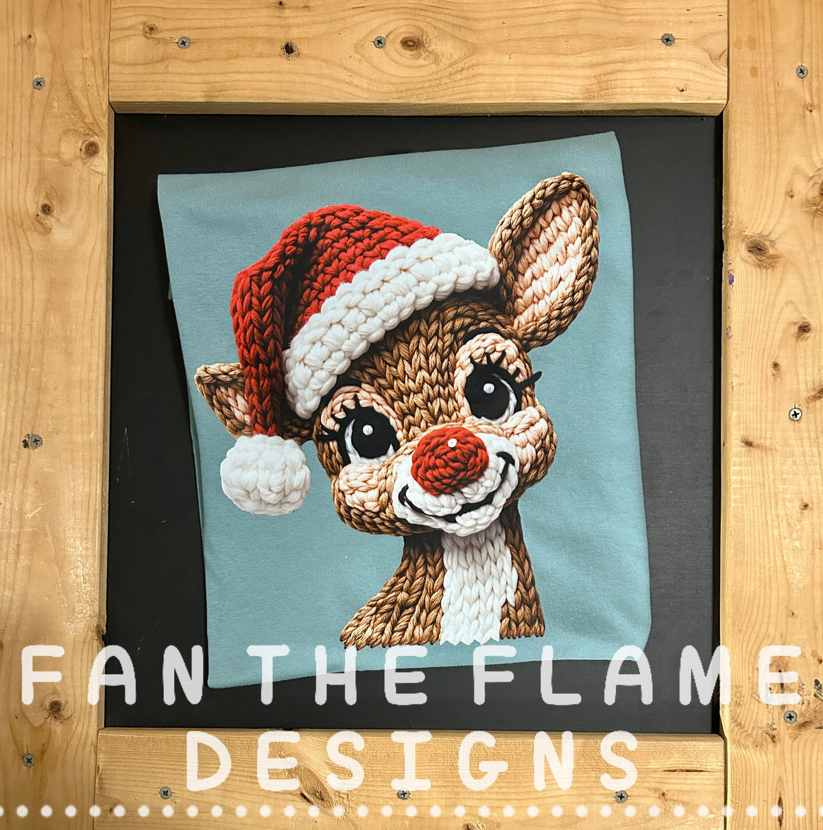Christmas Reindeer Crochet Tee/Sweatshirt