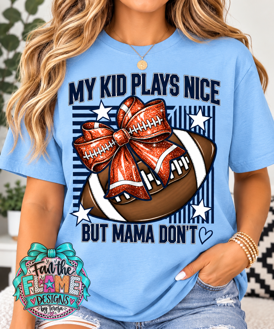 My kid plays nice but mama don’t ♥️