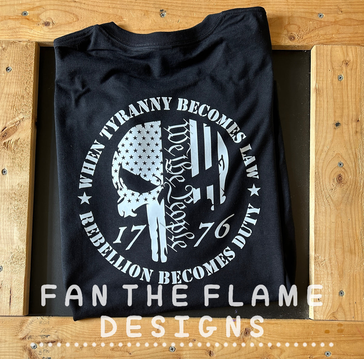 Back of shirt