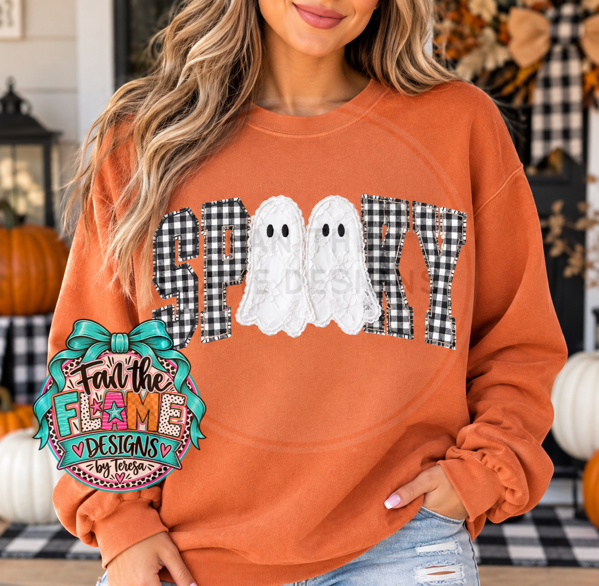 Spooky Faux Appliqué