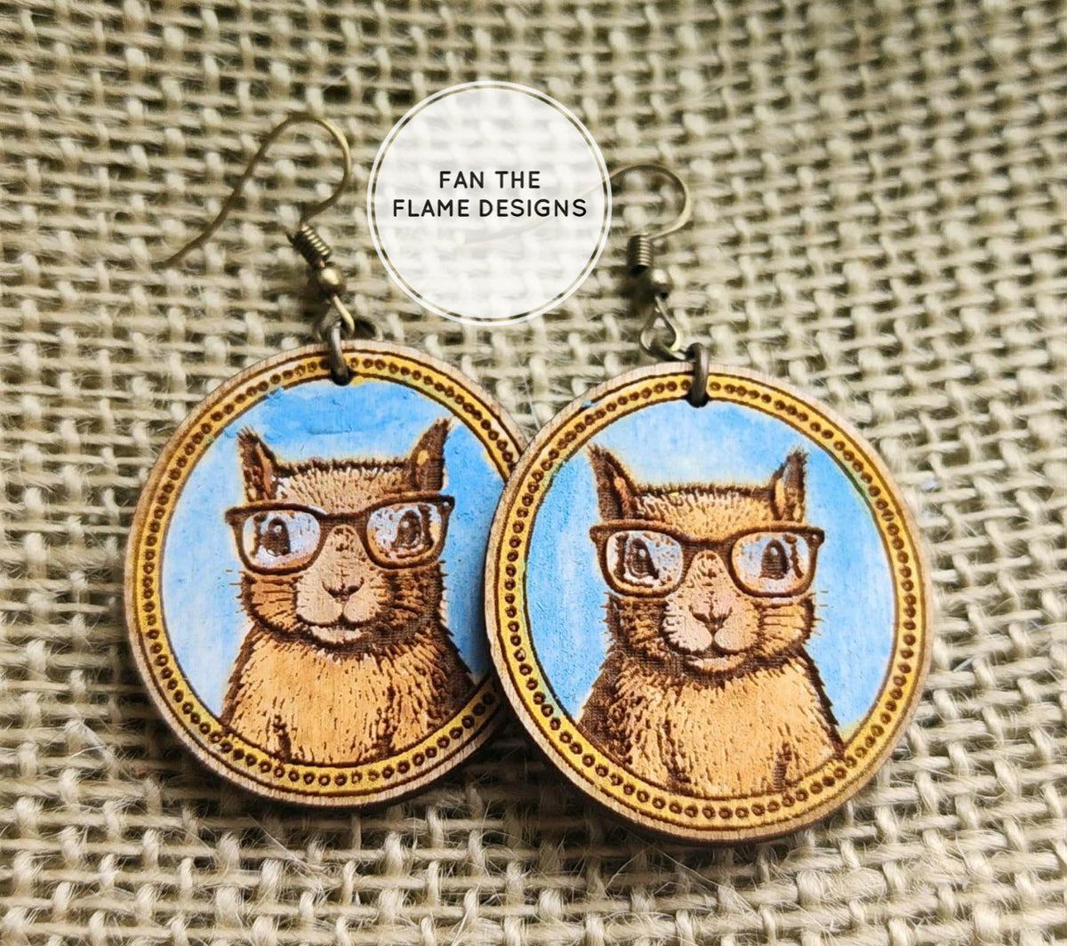 Animals with glasses Earrings