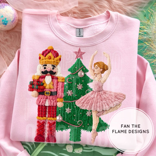 Nutcracker ballerina Faux yarn Short/Long/Sweatshirt