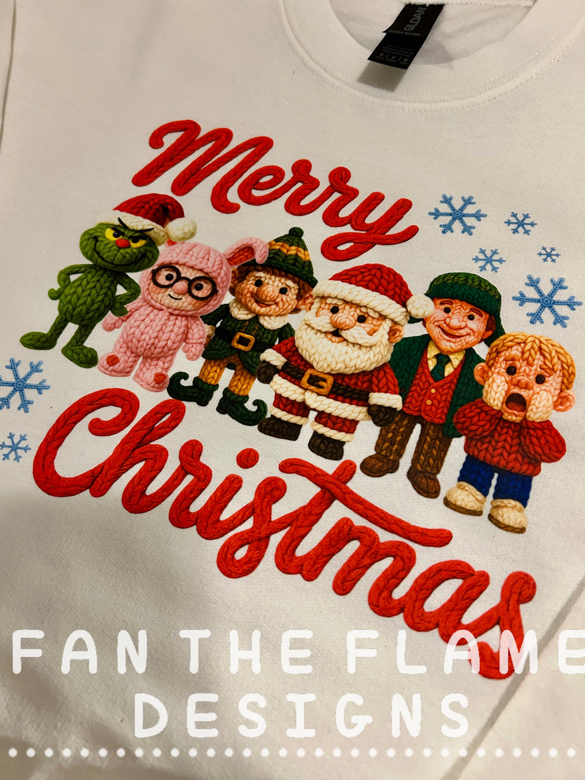 Merry Christmas Characters Tee/Sweatshirt