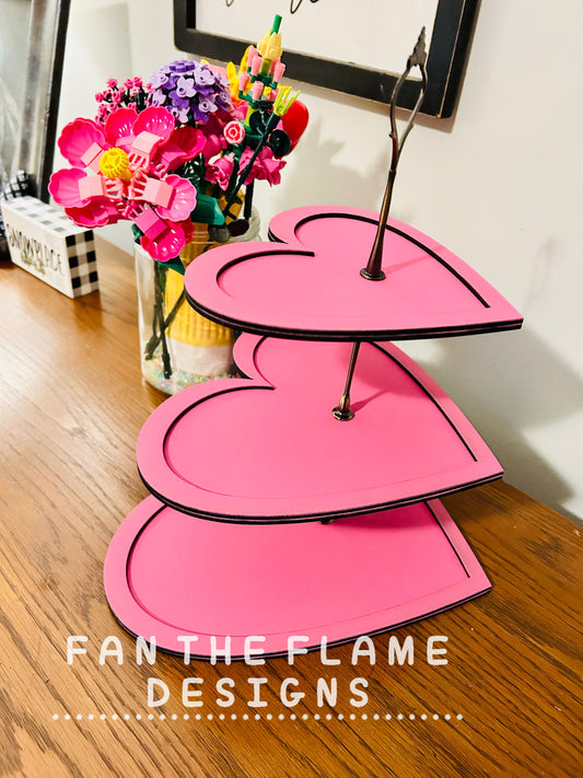 Heart Tiered Tray