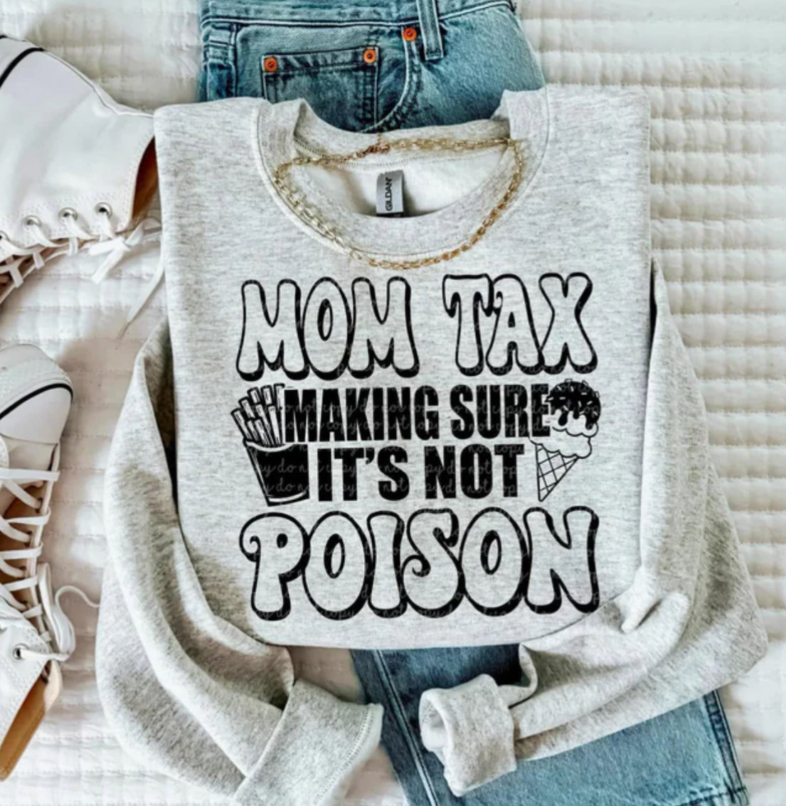 ______ tax make sure it’s not poison tee/sweatshirt