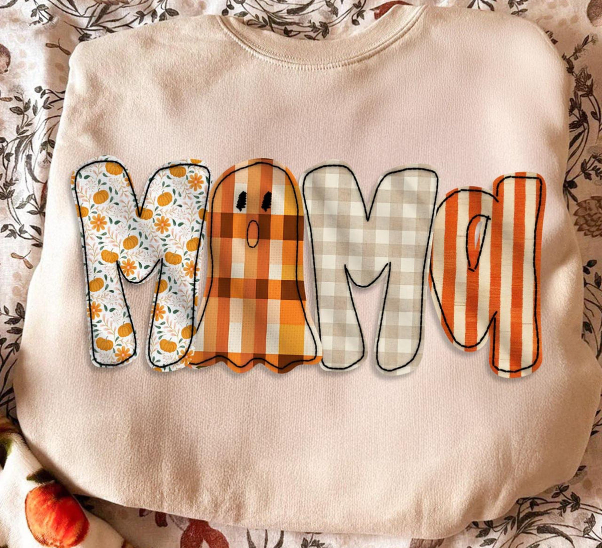 Preppy Fall Mama Personalized Tee/Sweatshirt