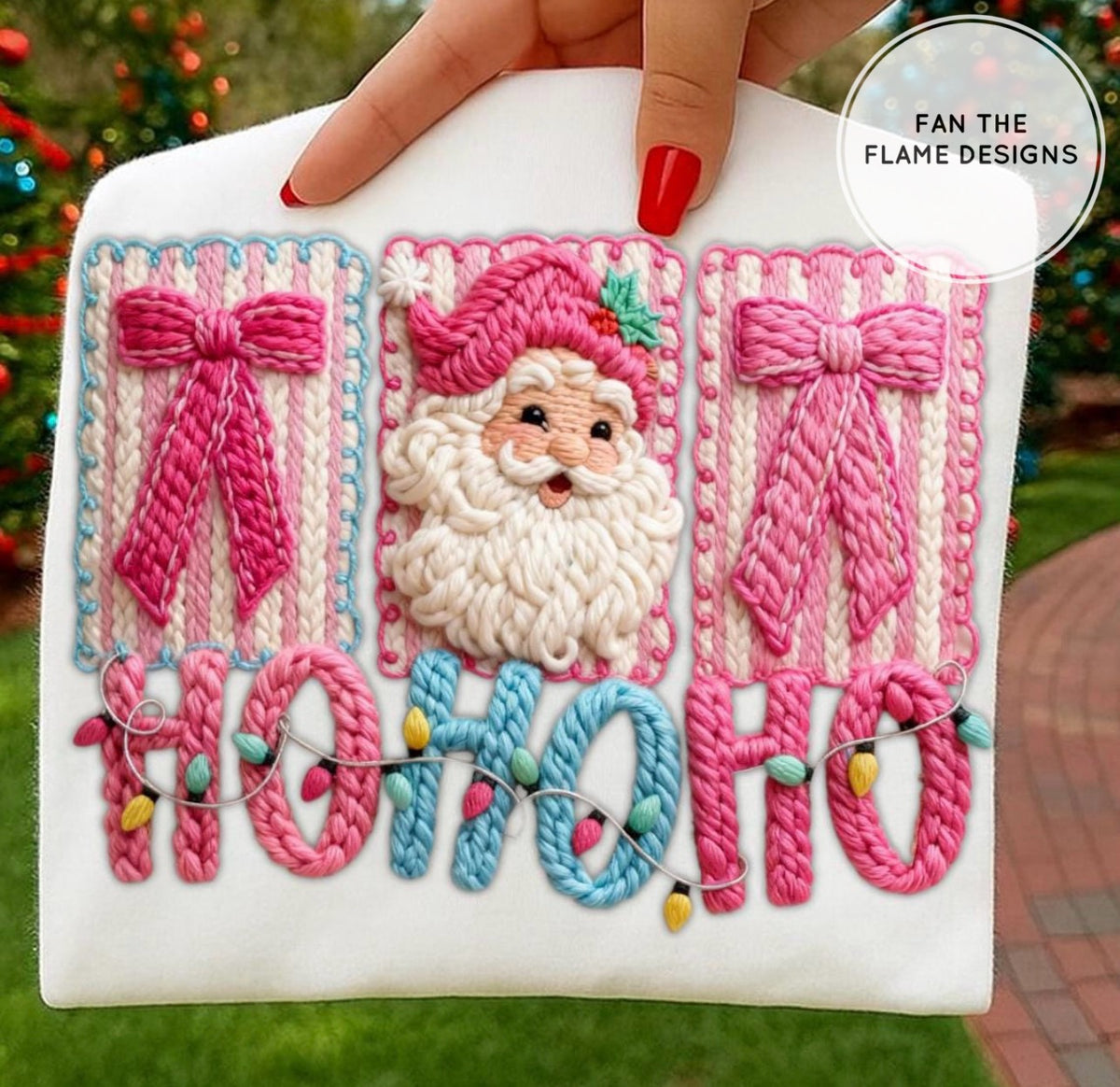 Ho Ho Ho faux yarn Short/Long/Sweatshirt
