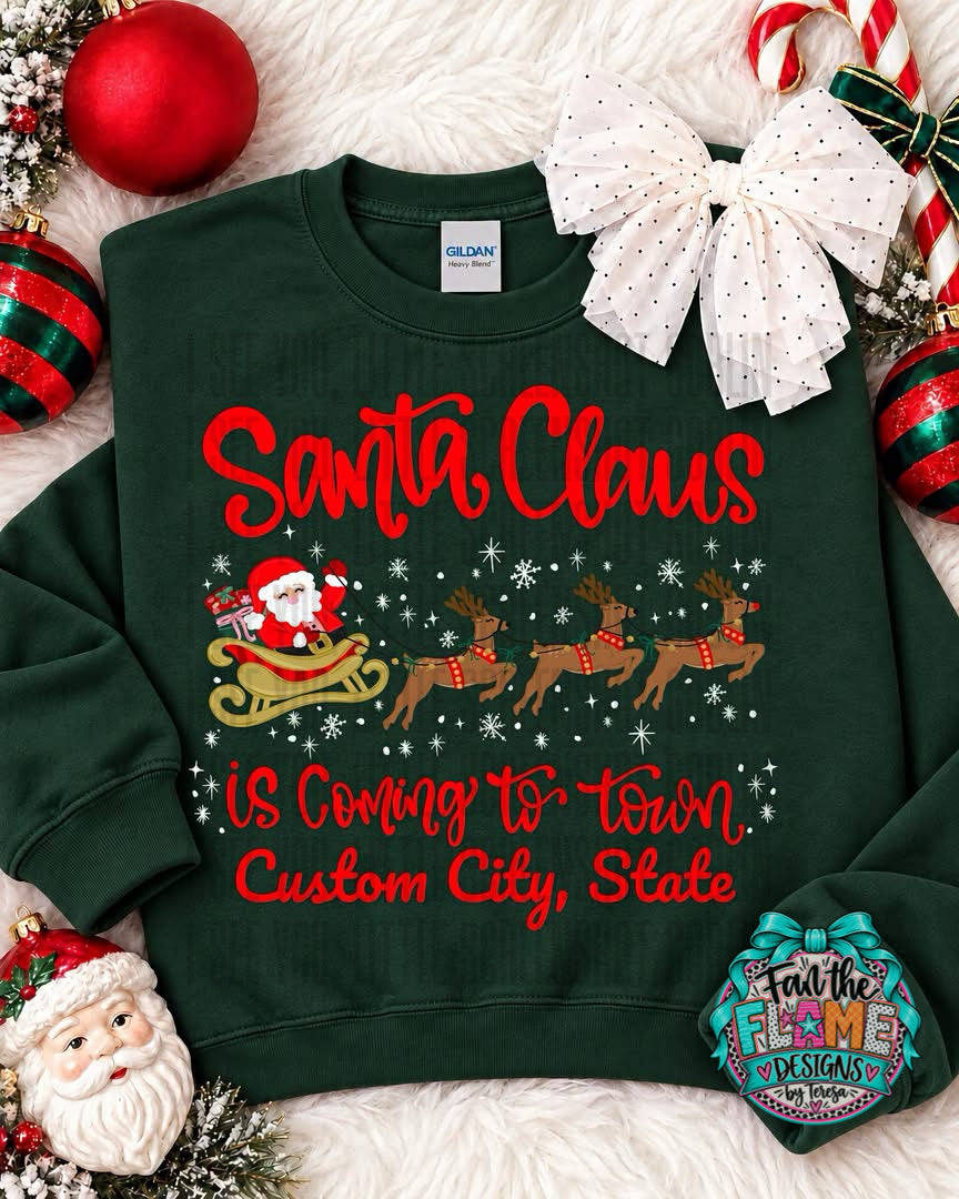 Santa Claus is coming to town