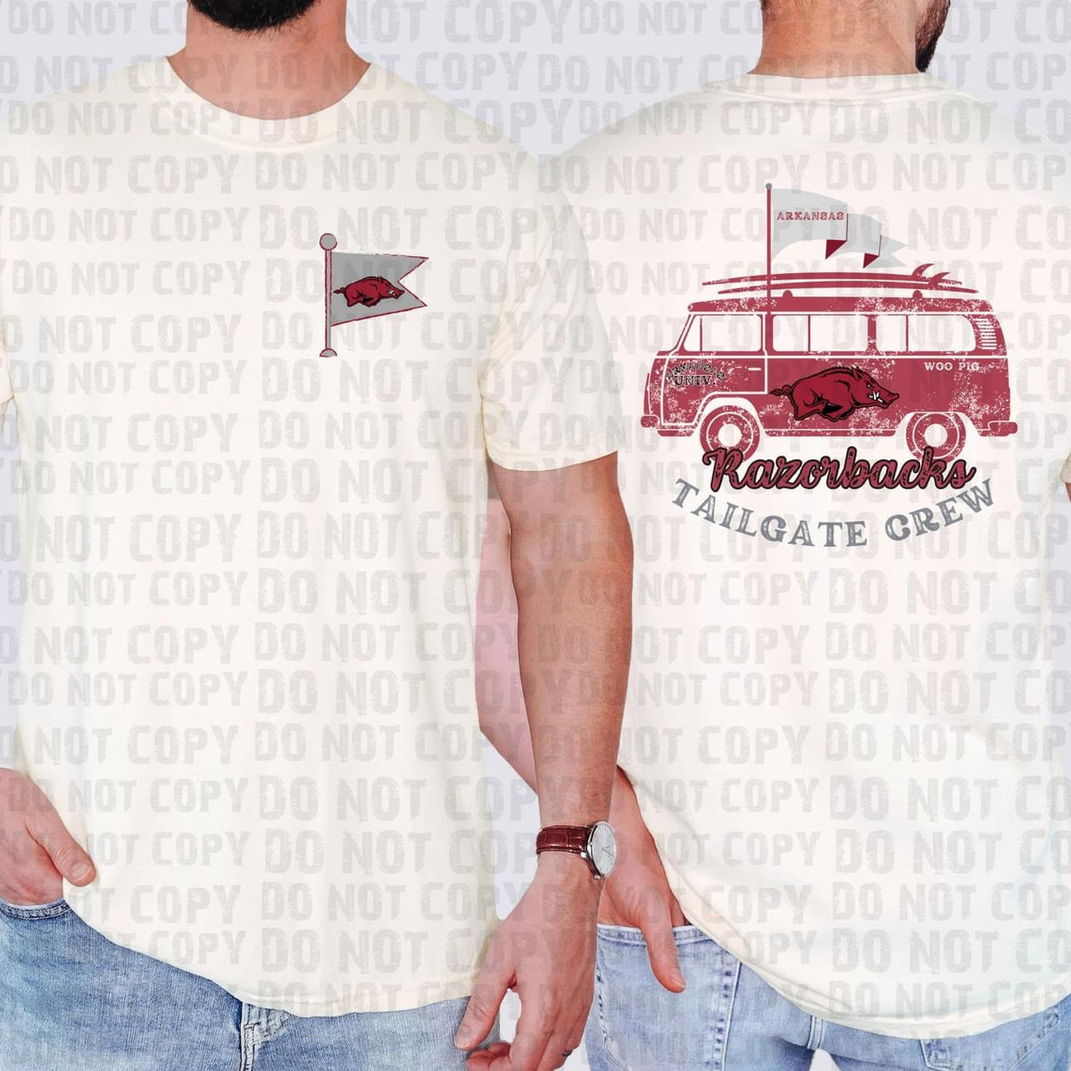 Tailgate crew tee/sweatshirt