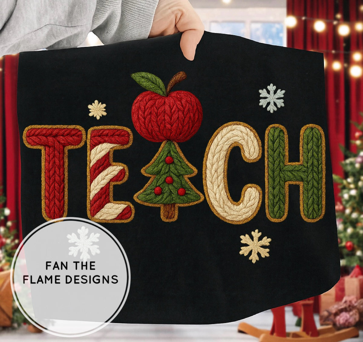 Faux Yarn Teach Short/Long/Sweatshirt