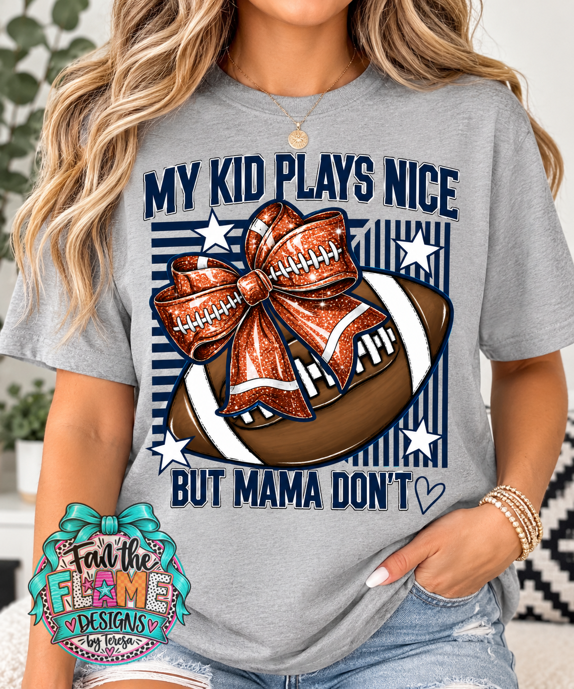 My kid plays nice but mama don’t ♥️