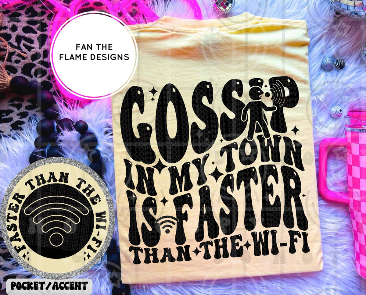 Faster than the WiFi Tee/Sweatshirt