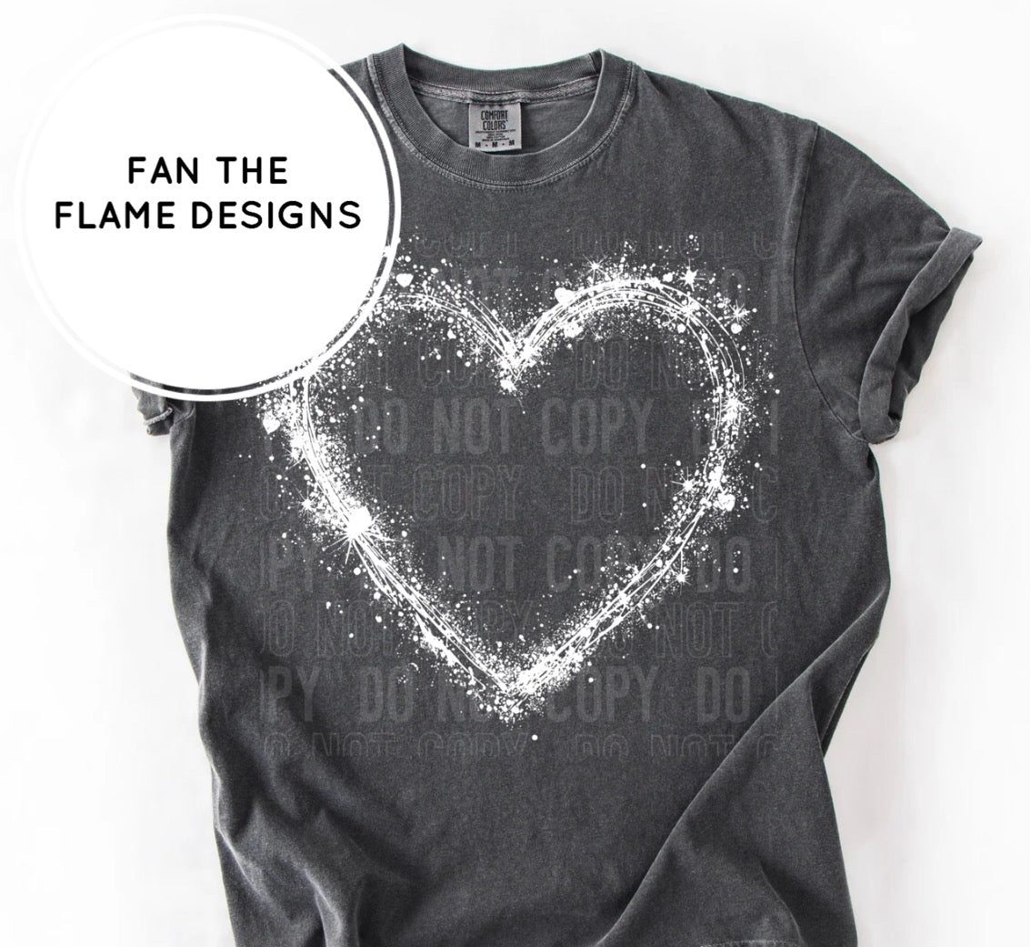 Splatter Heart Short/Long/Sweatshirt