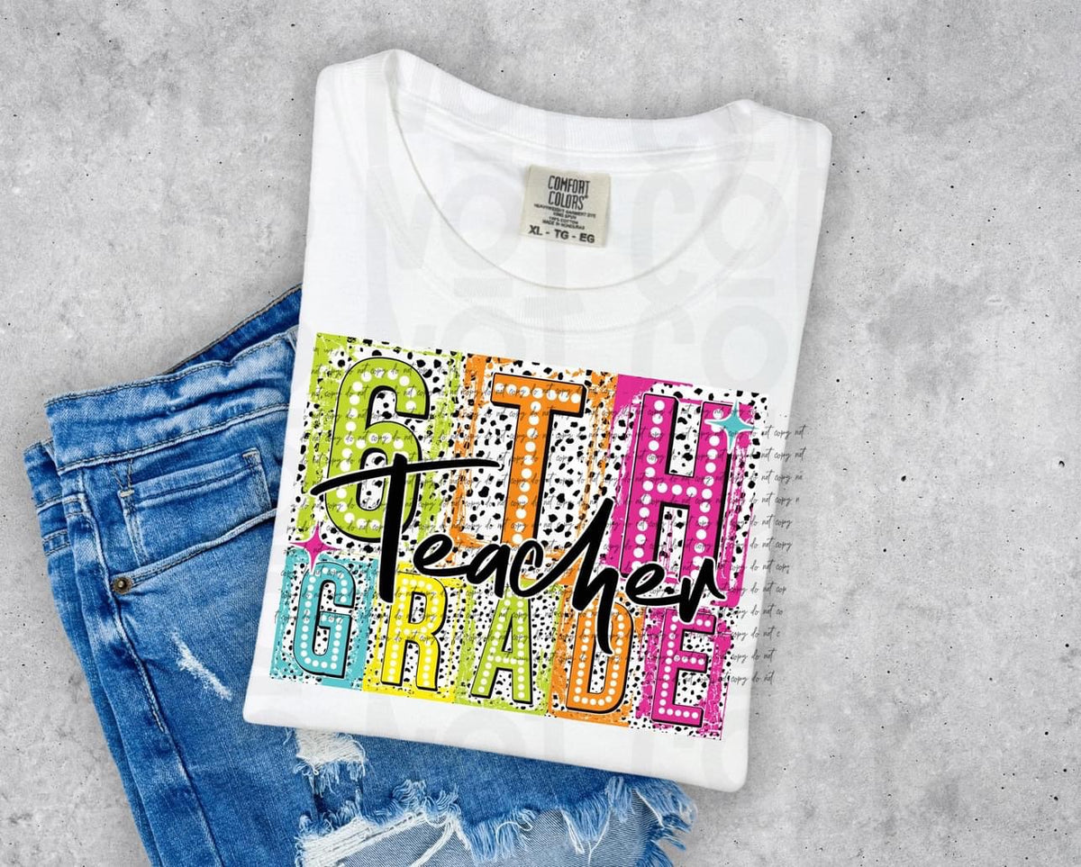 90s Retro Grade Level Teachers tee/sweatshirt