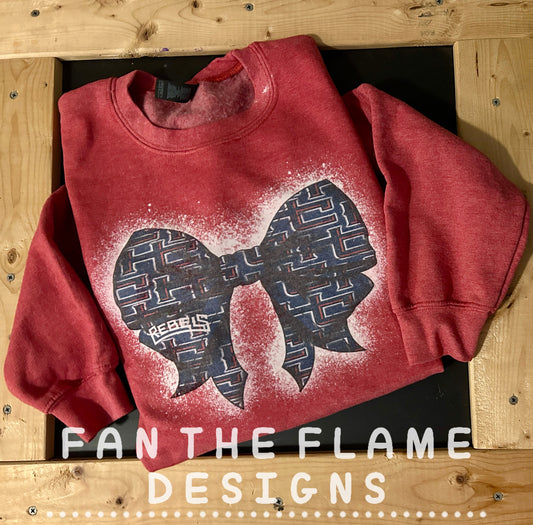 HC Rebel Bow tee/sweatshirt