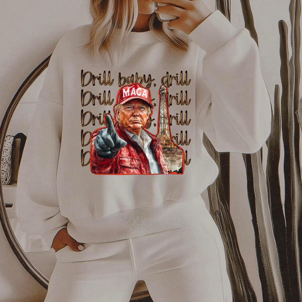 Drill baby drill tee/sweatshirt