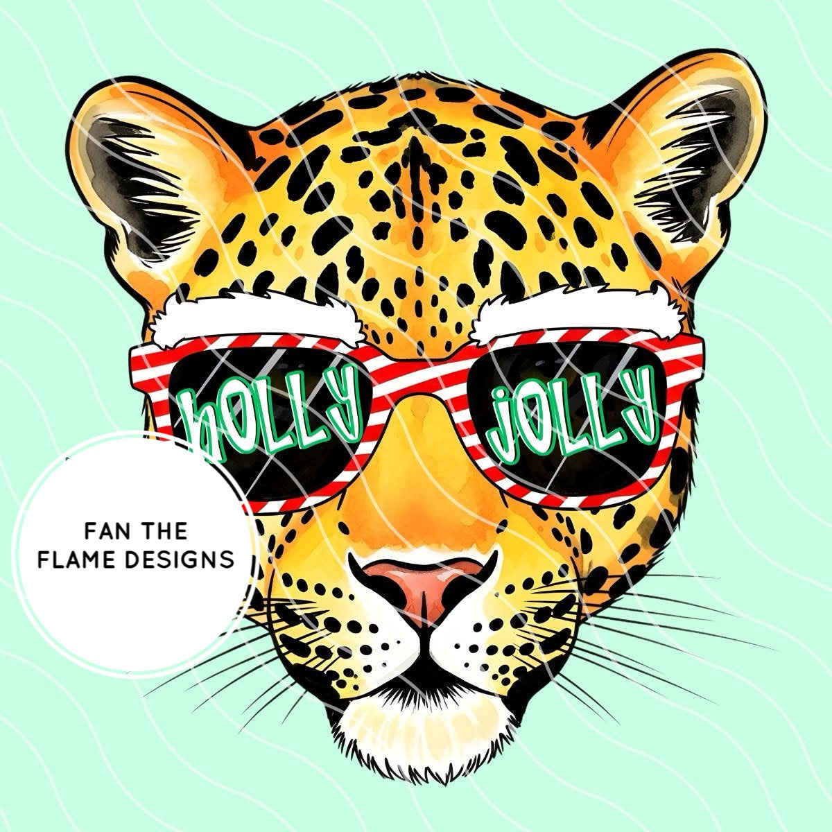 Holly Jolly Cheetah Short/Long/Sweatshirt