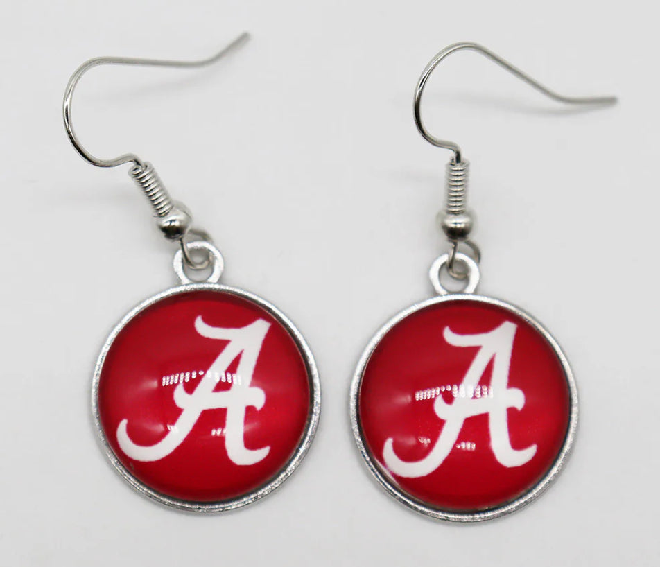 Roll Tide Dangle Earrings