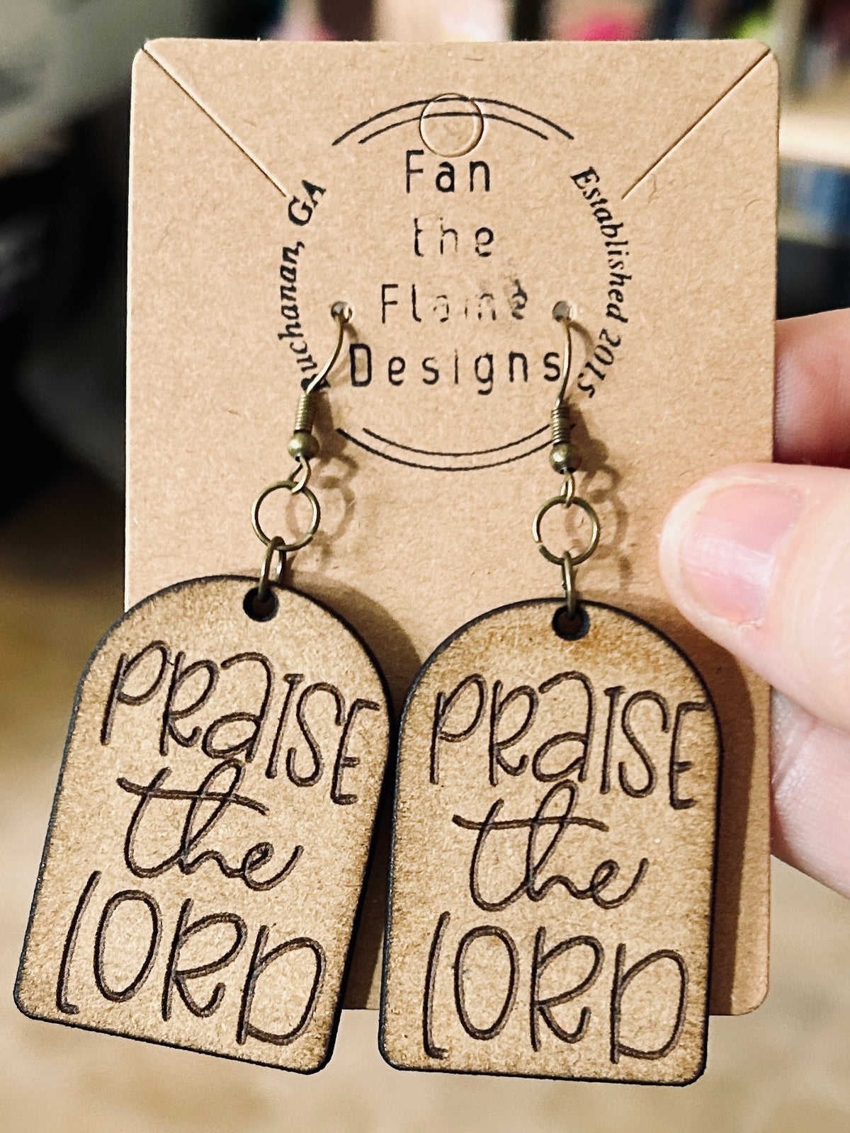 Praise the Lord Dangle Earrings