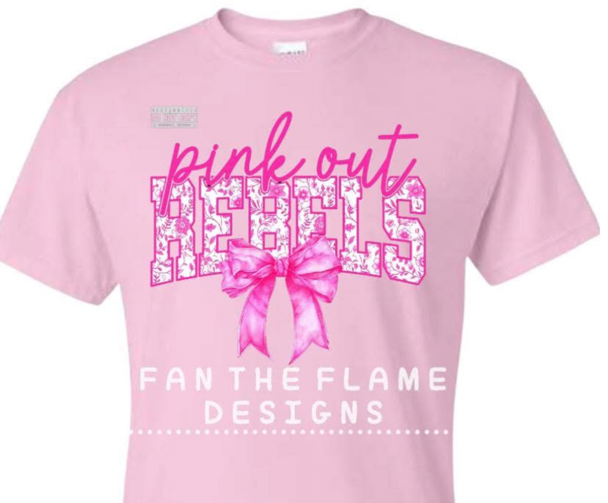 Pink Out Rebels Tee/Sweatshirt