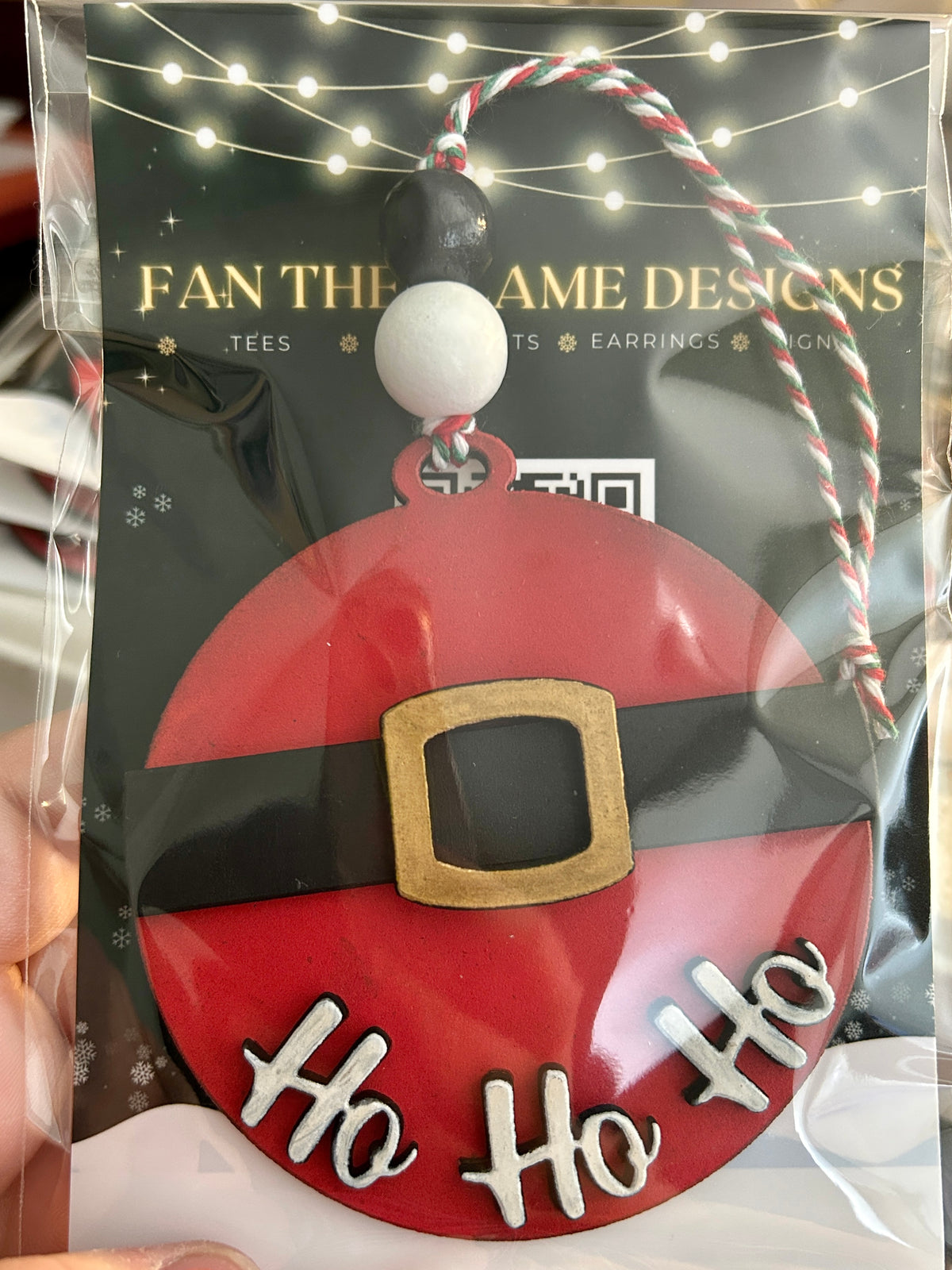 Ho Ho Ho Ornament