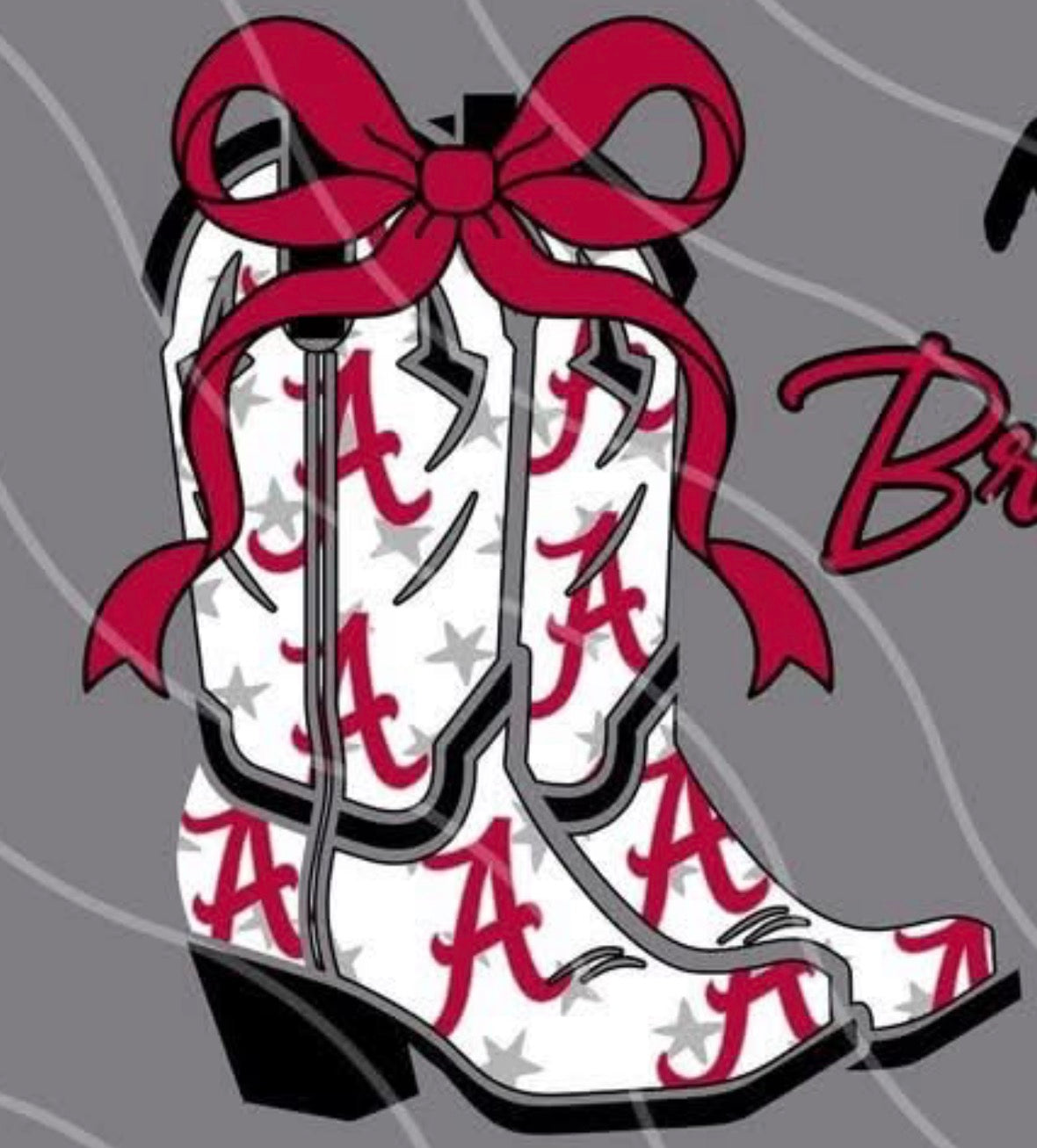 HC Alabama Cowgirl Boot DTF Print
