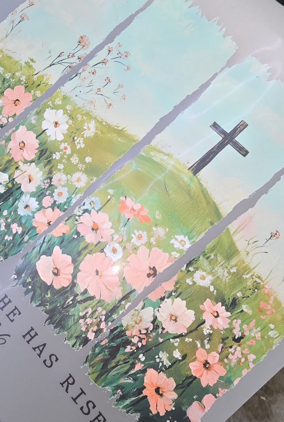 He has Risen watercolor tee