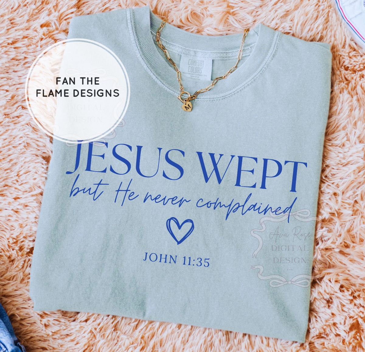 Jesus Wept but never complained