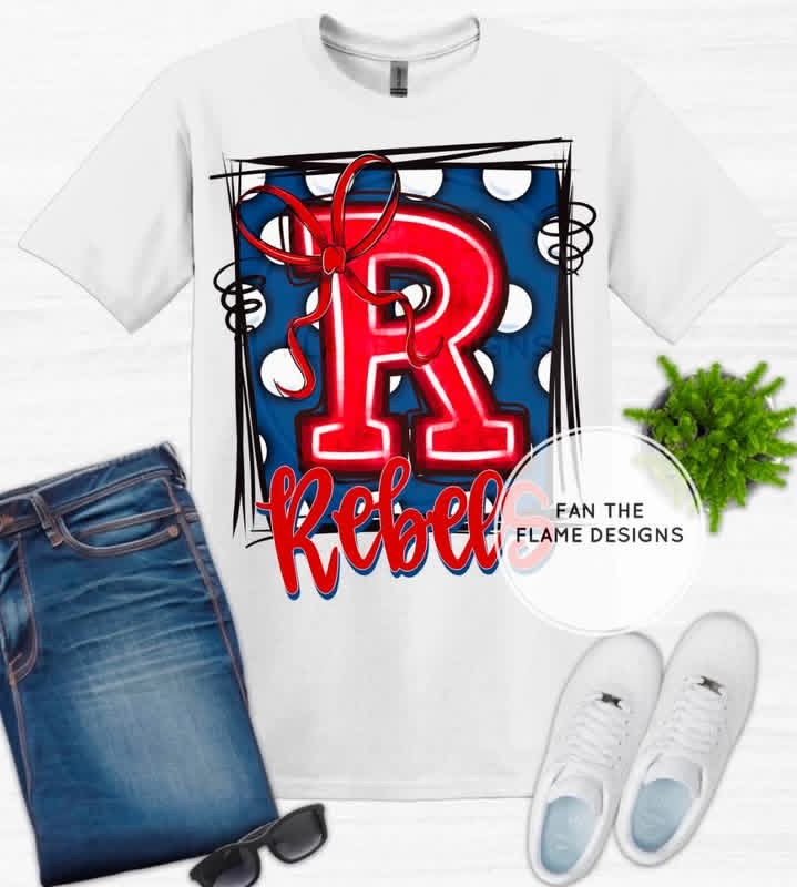 Rebels Polka Dot with bow
