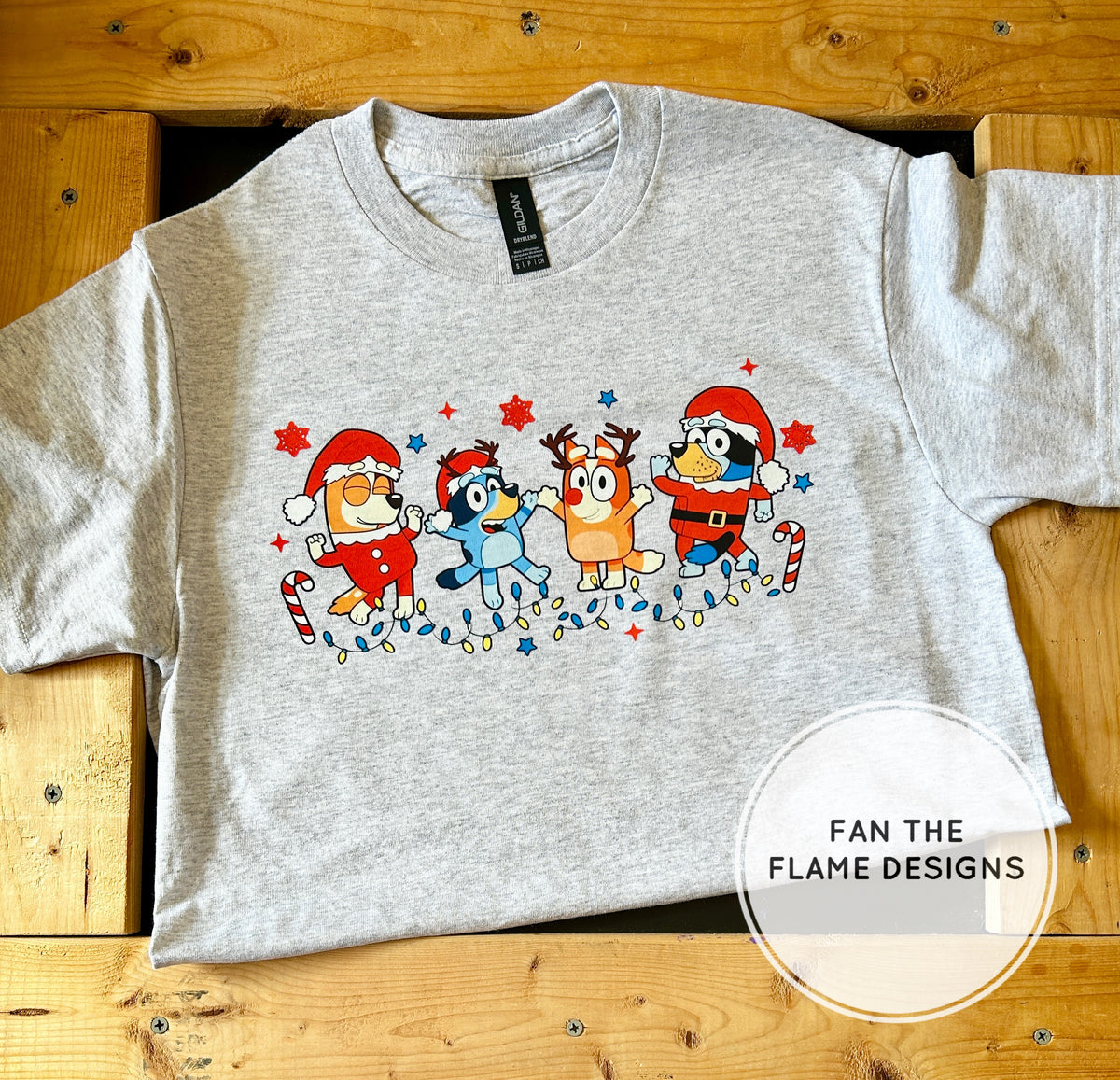 Bluey Christmas Short/Long/Sweatshirt