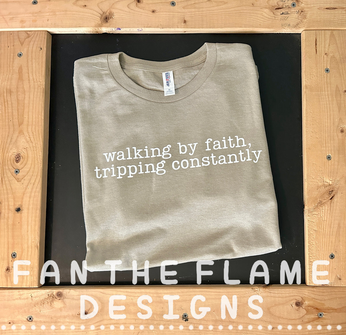 Walking by faith, tripping constantly