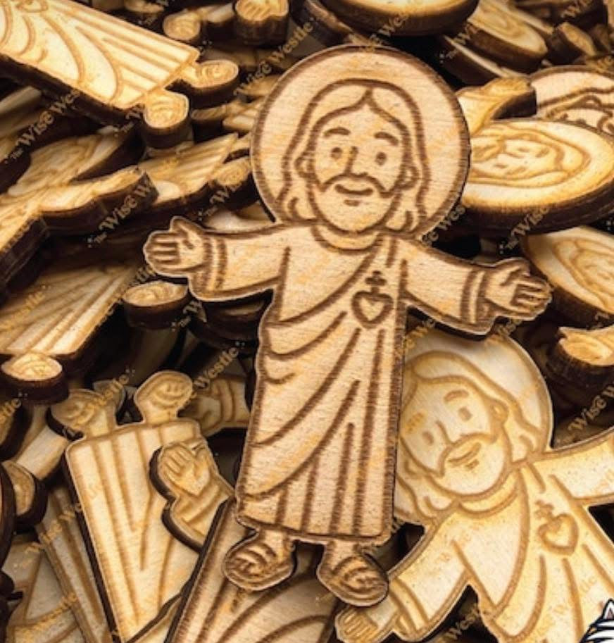 Wooden Pocket Jesus