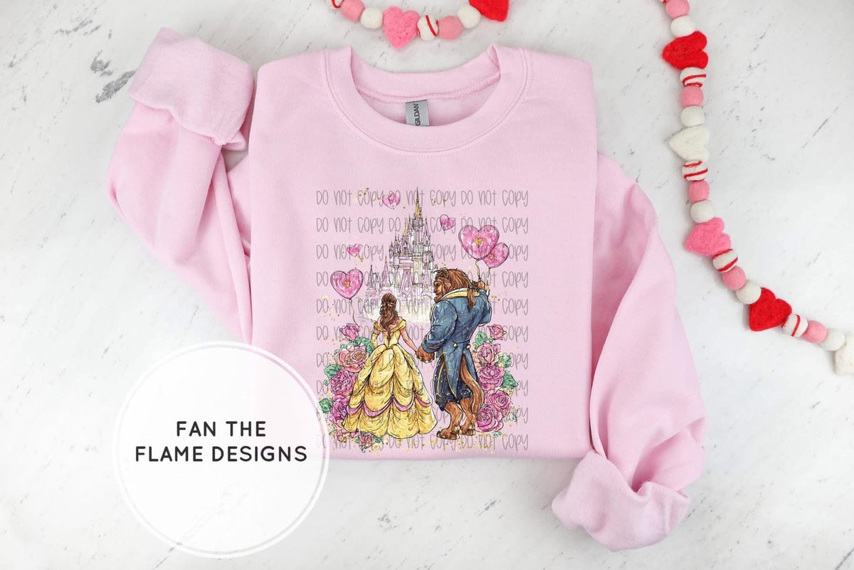Beauty & the Beast Love Short/Long/Sweatshirt