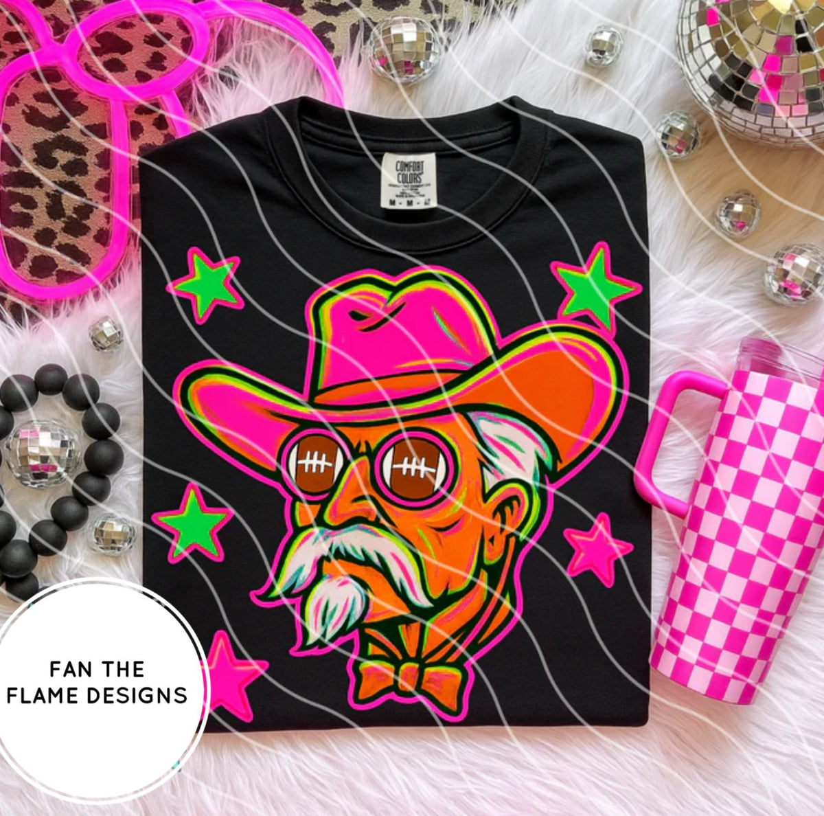 Rebels Neon Mascot Tee/Sweatshirt