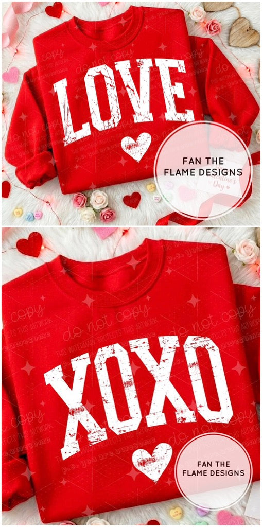 Screenprint Valentine Short/Long/Sweatshirt