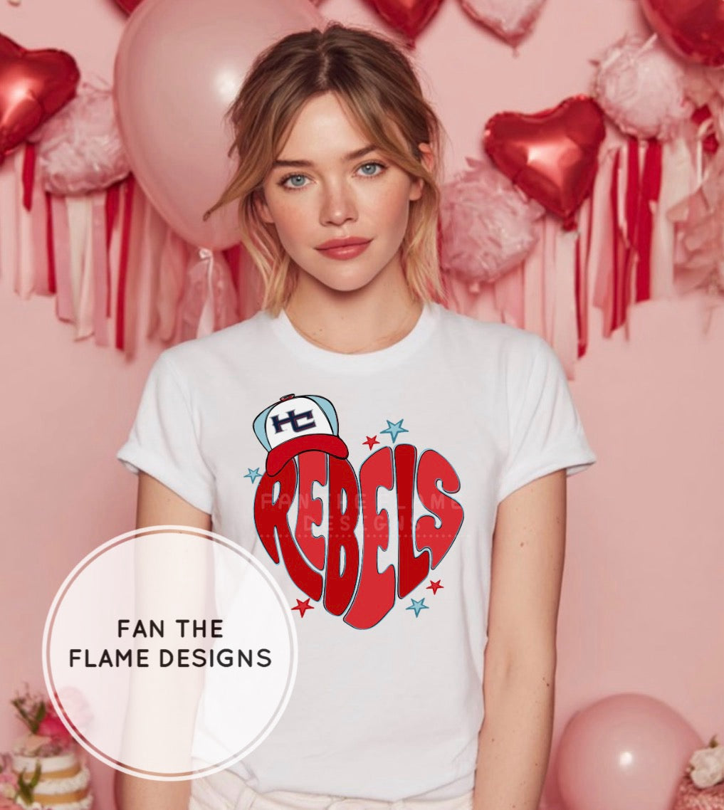 Exclusive HC Rebels Valentine Heart Short/Long/Sweatshirt