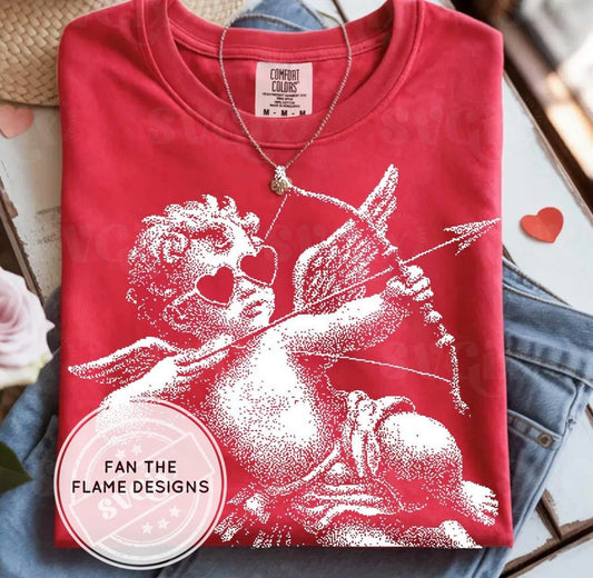 Halftone white Cupid Short/Long/Sweatshirt